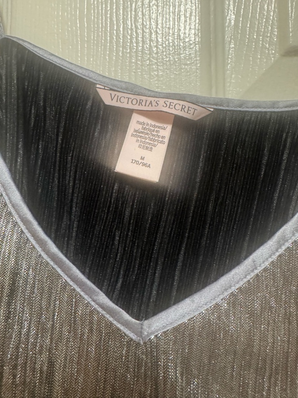 Victoria’s Secret Silver Shimmer Pleated Cami - Picture 6 of 10